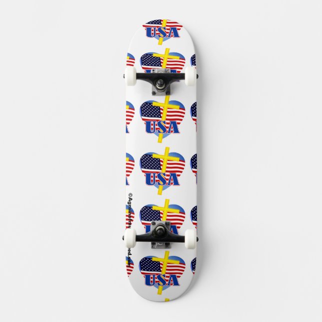 Skateboard chrétien (Recto)