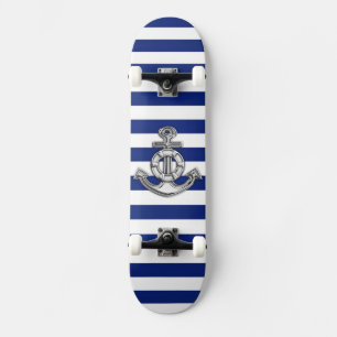 Skateboard Chrome Style Lifesaver sur les bandes Nautiques