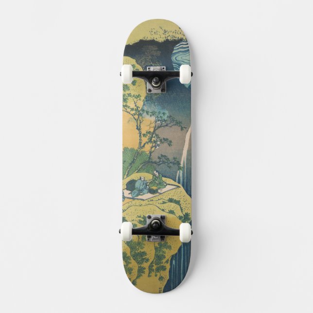 Skateboard Chutes d'Amida d'Hokusai Japon Cascade  (Recto)