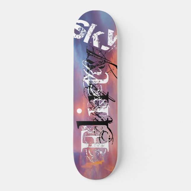 Skateboard ciel aguicheur (Recto)