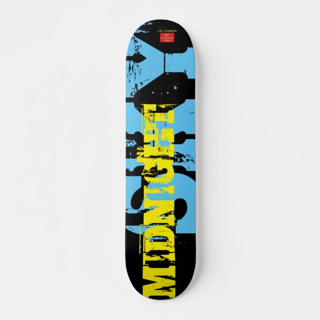 Skateboard Ciel de minuit Planche à roulettes, plateau 7¾" (Devant)