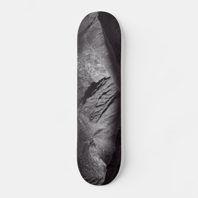 Skateboard ciel noir et blanc (Recto)