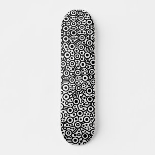 Skateboard Circuit Alien III - Noir sur Blanc