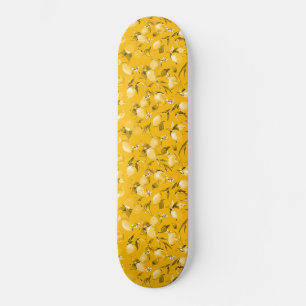 Skateboard citrons aquarelle 10