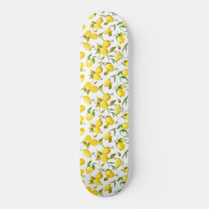Skateboard citrons d'aquarelle 5