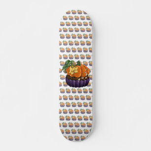 Skateboard Citrouille Cupcake