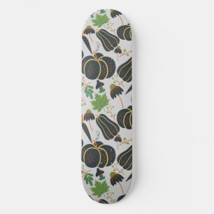 Skateboard Citrouille sans soudure carotte motif noir et blan