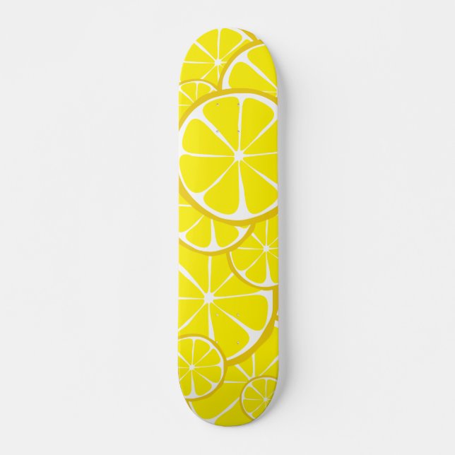 Skateboard Citrus Lemon d'été (Devant)