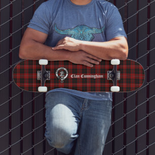 Skateboard Clan Cunningham Badge & Tartan