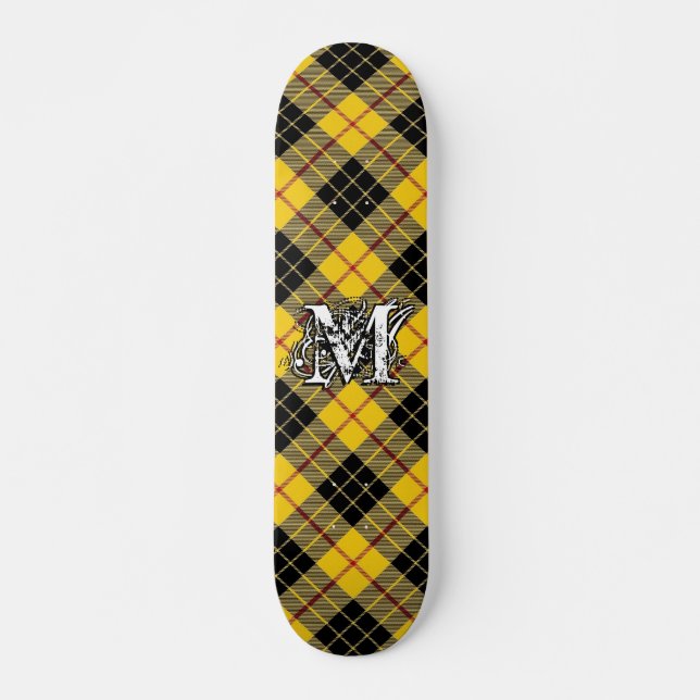 Skateboard Clan Tartan extrême MacLeod de Lewis Monogram (Devant)