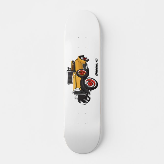 Skateboard Classic yellow car 1931 (Devant)
