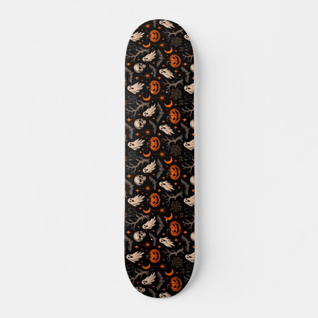 Skateboard Classique, motif d'Halloween effrayant  (Devant)