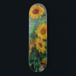 Skateboard Claude Monet - Bouquet de tournesols<br><div class="desc">Bouquet de tournesols / Bouquet de tournois - Claude Monet,  Huile sur toile,  1881</div>