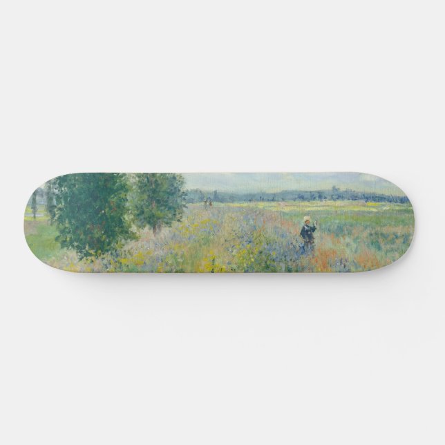 Skateboard Claude Monet - Champs de pavot près d'Argenteuil ( (Horz)