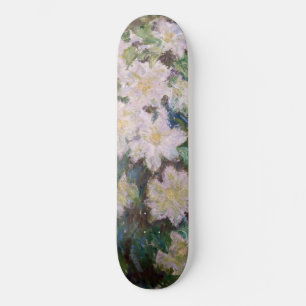 Skateboard Claude Monet - Clematis blanc