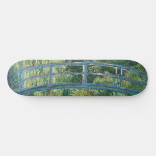 Skateboard Claude Monet - Eau Lily étang, Harmonie verte