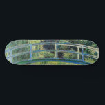 Skateboard Claude Monet - Etang Lily et Pont Japonais<br><div class="desc">L'étang Lily et le pont japonais / Le Bassin aux nympheas - Claude Monet,  1899</div>