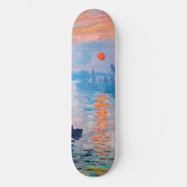 Skateboard Claude Monet - Impression, soleil levant (Recto)