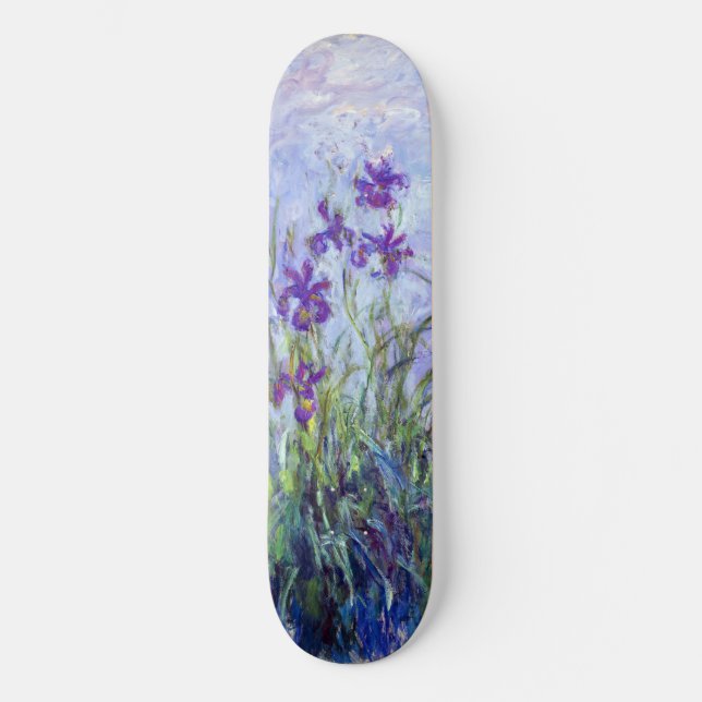 Skateboard Claude Monet - Iris Mauves / Iris Lilac (Recto)
