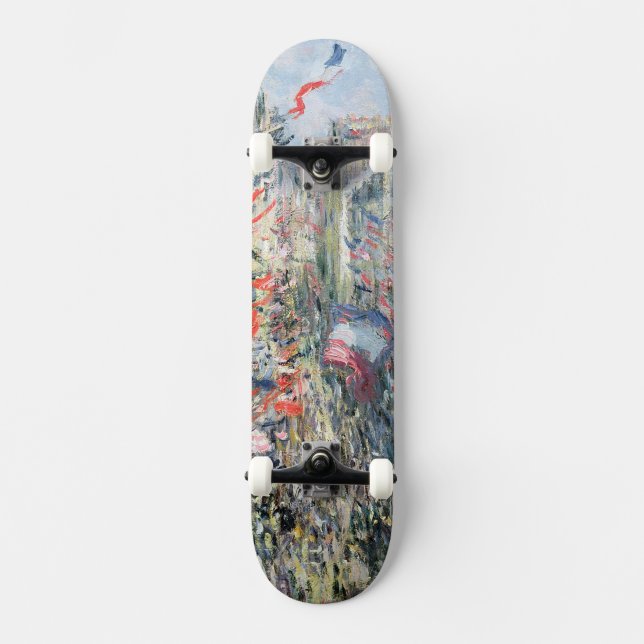 Skateboard Claude Monet | la rue Montorgueil, Paris (Recto)