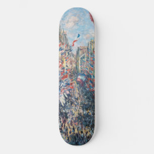Skateboard Claude Monet - La Rue Montorgueil - Paris