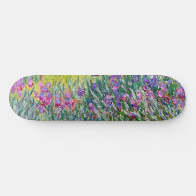 Skateboard Claude Monet - Le jardin d'Iris à Giverny (Horz)