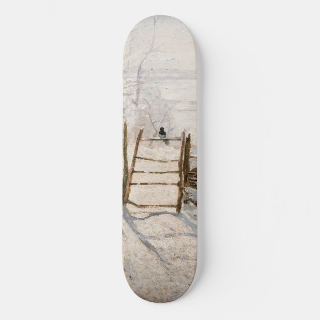 Skateboard Claude Monet - Le Magpie (Recto)