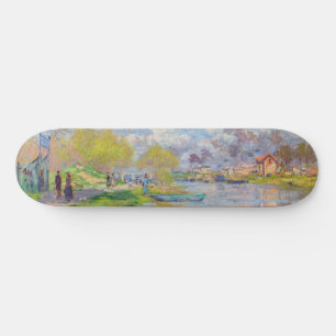 Skateboard Claude Monet - Le Printemps au bord de la Seine