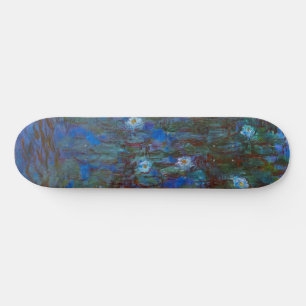 Skateboard Claude Monet - Nymphéas bleus