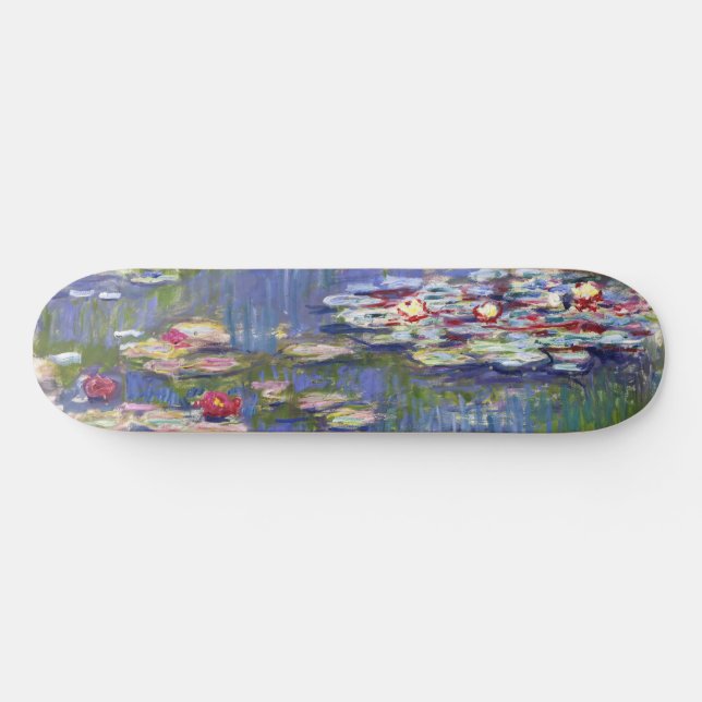 Skateboard Claude Monet - Nymphéas / Nénuphars (Horz)