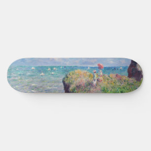 Skateboard Claude Monet - Promenade sur la falaise à Pourvill