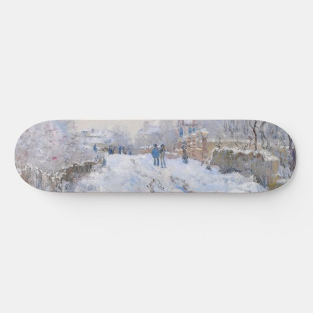 Skateboard Claude Monet - Scène de neige à Argenteuil (Horz)