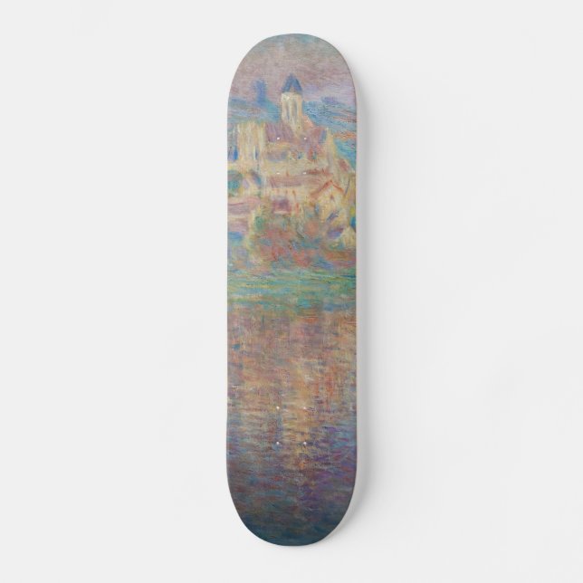 Skateboard Claude Monet - Vetheuil, coucher de soleil (Recto)