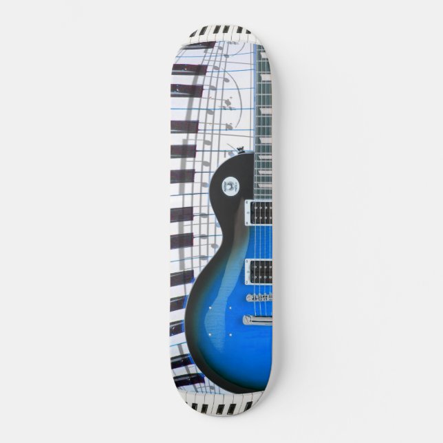 Skateboard Clavier de piano de guitare (Recto)