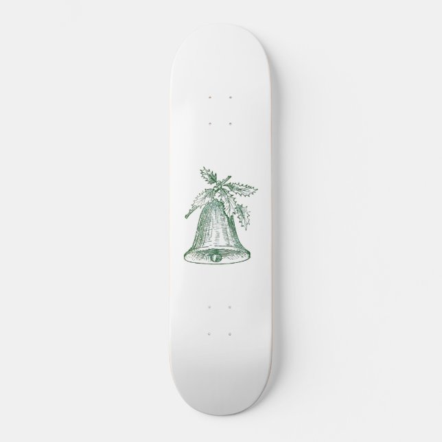 Skateboard Cloche de Noël avec Holly (Recto)