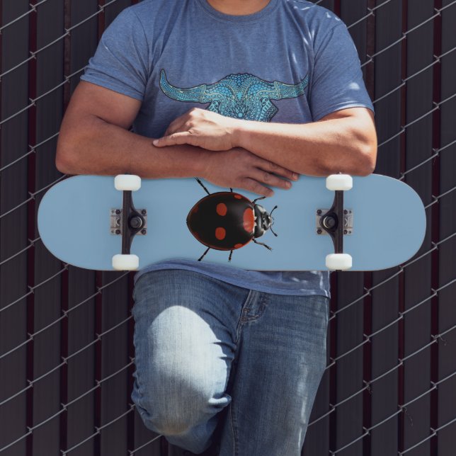 Skateboard Coccinelle Chanceuse (Extérieur 3)