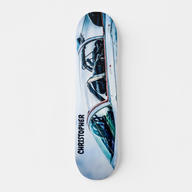 Skateboard Cockpit D'Un Avion De Combat Moderne (Devant)