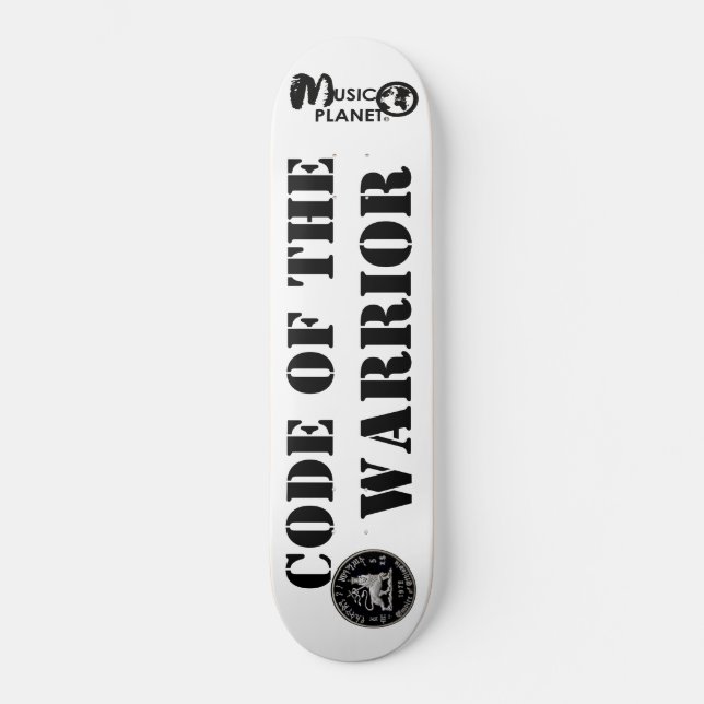 Skateboard CODE DU Patinage WARRIOR (Recto)