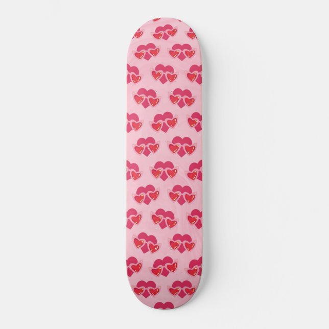 Skateboard Cœur (Recto)