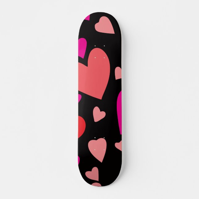Skateboard Coeur de papier décoratif 1 (Devant)