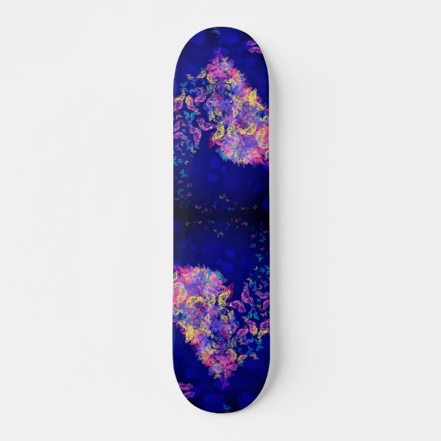 Skateboard Coeur papillon - Amour - (Devant)