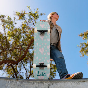 Skateboard Cœurs