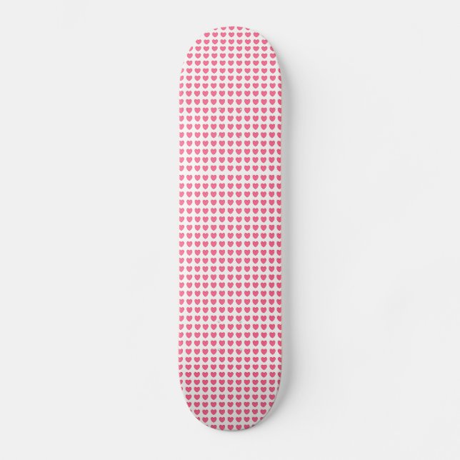 Skateboard Coeurs Polka (Recto)