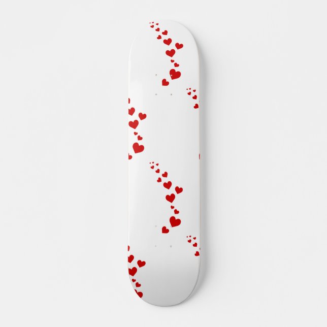 Skateboard Coeurs rouges Valentine Special (Devant)