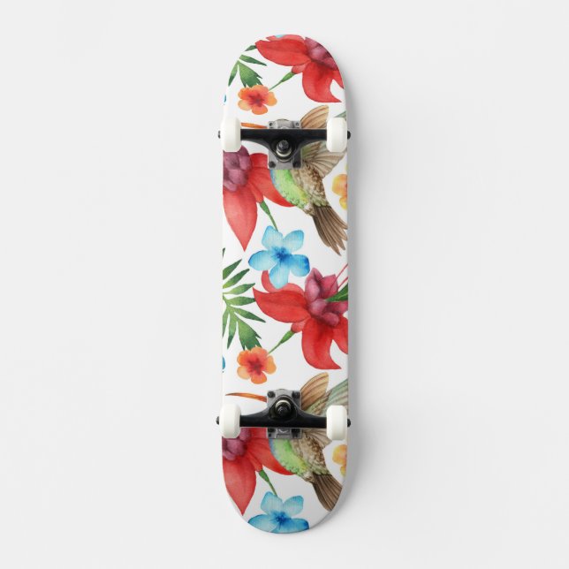 Skateboard Colibri tropical (Recto)