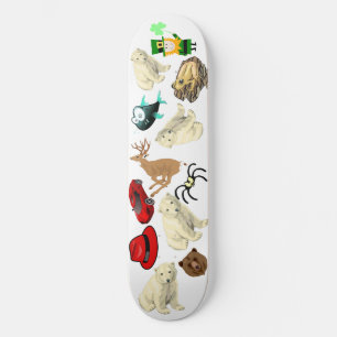 Skateboard Collage Animal Garçons Amusement Sports Extrêmes
