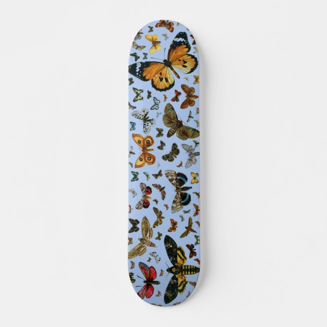 Skateboard Collage des papillons de nuit et des papillons de  (Devant)
