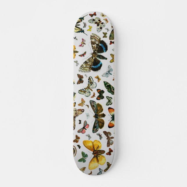 Skateboard Collage des papillons de nuit et des papillons de  (Devant)