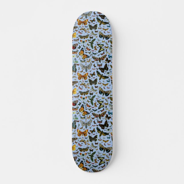 Skateboard Collage des papillons de nuit et des papillons de  (Devant)