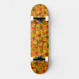 Skateboard Collage Feuille en peuplier massif transparent 1